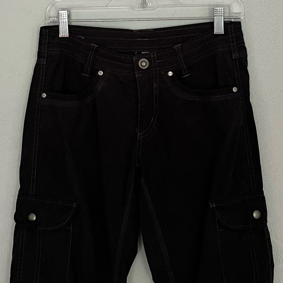 Kuhl Womens Black Splash Roll Up Pants Outdoors Hiking Climbing Fast Dry Size 4 - Picture 2 of 13